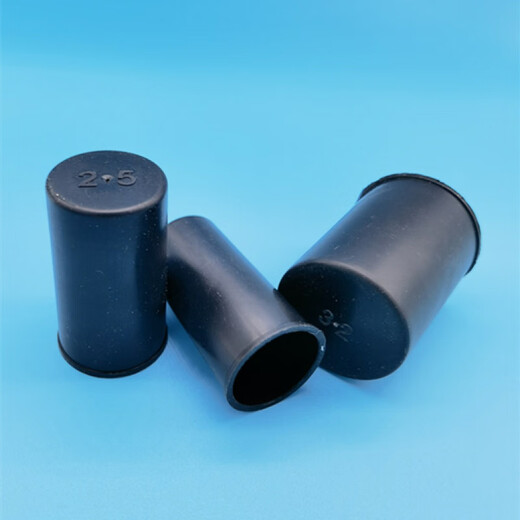 Aoyanlai extended steel protective cap black green steel wire head protective cap straight thread protective sleeve plastic sleeve plug 18 protective cap 5CM 2000 pack