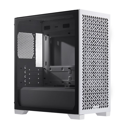 CoolerMaster Elite302 Lite MATX caja de ordenador panel frontal sin herramientas/soporta USB Type-C Elite302 Lite lateral transparente blanco (sin ventilador)
