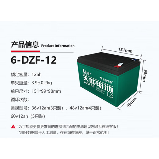 Battery 12V12AH20AH32AH lead-acid battery electric vehicle battery 6-DZM-12 6-DZF-12 single 12v12ah screw type