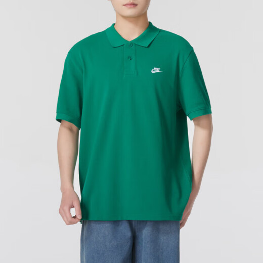 NIKET恤男装上衣 2025夏季新款运动服快干透气短袖白色翻领休闲POLO衫 FN3895-365/绿色/晒图退5 S 165/84A