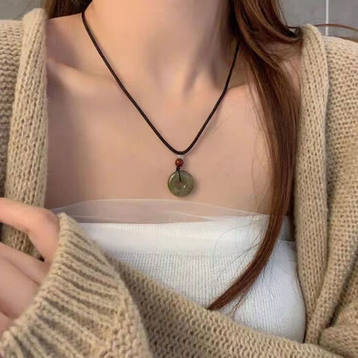 Juvia necklace for men and women, high-end trendy hip-hop stacked sweatshirt chain, men's pendant, clavicle chain, accessories, Valentine's Day gift, JYXL126 safety buckle