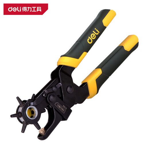 Deli punching pliers, belt punch, belt punch, punching tool, 9 inches DL1919