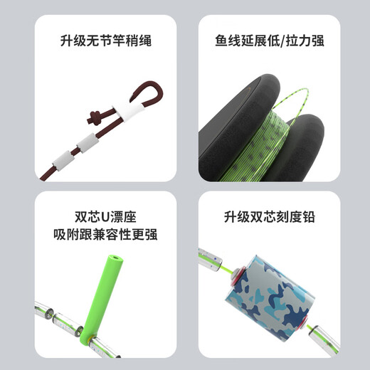 Folk artist second-generation master line set tied fishing line knotless finished product main line set fishing platform fishing gear fishing supplies