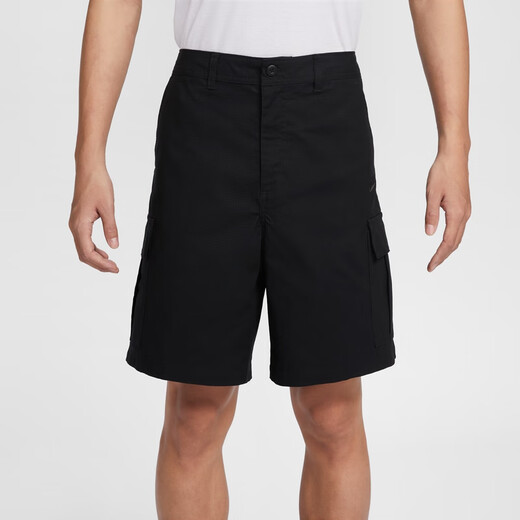 耐克（NIKE）官方男子梭织工装短裤夏季新款机能风休闲轻便 FN3518 010黑/黑 32