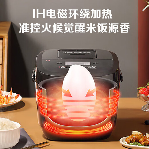 松下（Panasonic）寓颜系列4L大容量电饭煲IH家用电饭锅备长炭铜釜24H智能重磅上 4L 图片款- 14984L