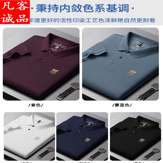 凡客诚品 VANCL雷军推荐夏季新款纯棉男士短袖POLO衫高档刺绣翻领T恤大码半袖男 官旗方艦店6628黑色【主图款】 M 官旗方艦店/48【建议100-125斤】