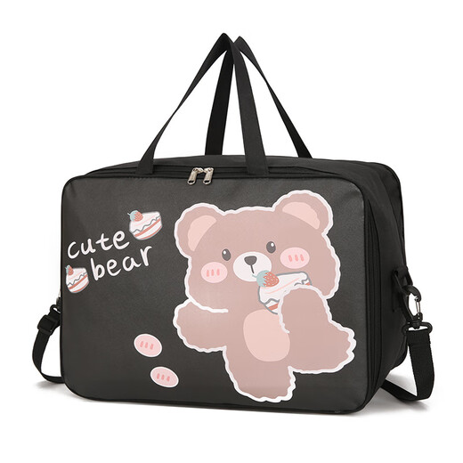 Lohas travel suitcase with pull rod matching women's short-distance travel bag women's portable boarding canvas storage bag