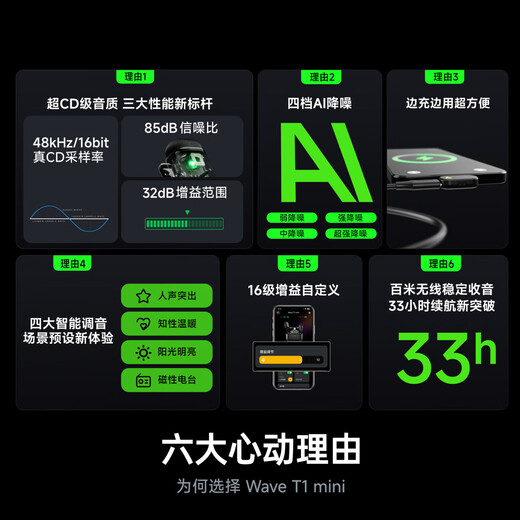 Maono Wireless Microphone Lavalier Microphone One-to-Two Live Broadcast Short Video Outdoor Noise Reduction Android Apple Phone Camera Recording Professional Tuning Mini Microphone Voice Changer Maono T1mini T1 One-to-One Apple 14 and Below