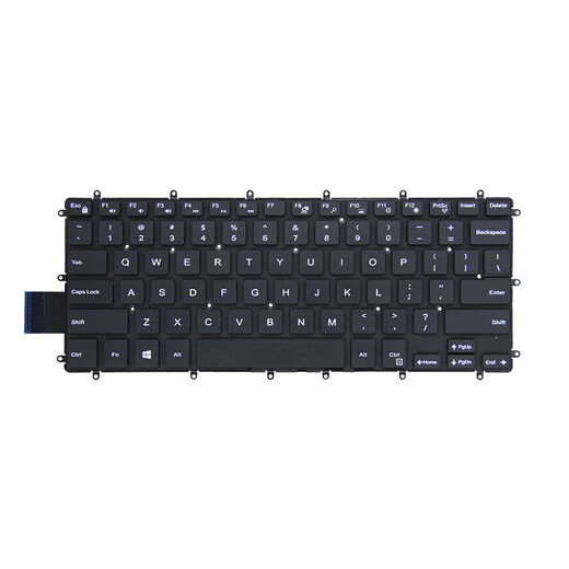 原装适配DELL戴尔Inspiron 13 5368 5378 5379 5370 3482 7373键盘 全新英文 适用款 白字无背光