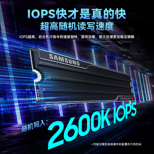 Samsung (SAMSUNG) 1TB SSD solid state drive M.2 interface (NVMe protocol PCIe 5.0 x4) 9100 PRO With Heatsink radiator version desktop PS5