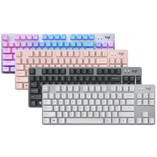 罗技 优选系列 K835 有线键盘青红轴游戏办公打字笔记本台式电脑 K835 粉色 TTC-红轴 否 标配