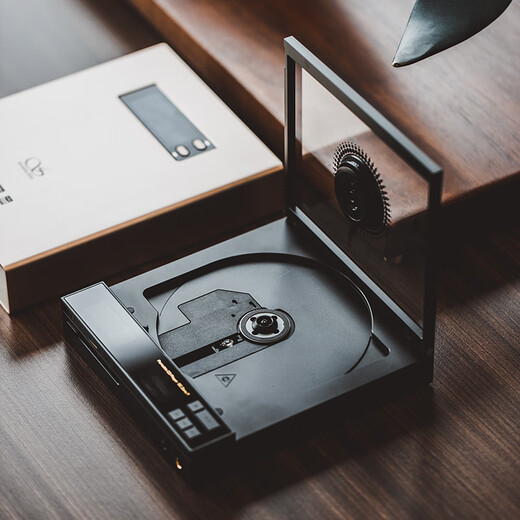 SHANLING EC Zero T Portable R2R Tube CD Player Home Portable Retro CD Player Bluetooth 5.3 Supports CD Ripping EC ZERO T + Leather Case (Elephant Gray)