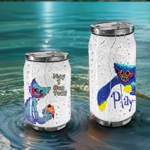Bobby's game time peripheral water cup couple thermos cup stainless steel cold cup high-value portable water cup large stainless steel thermos cup-14069 500ml default item