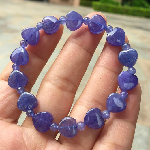 Shaoyu South Africa Natural Tanzanite Bracelet Tanzanite Bracelet Tanzanite Bracelet Natural No Baked Color No Optimization No. 39