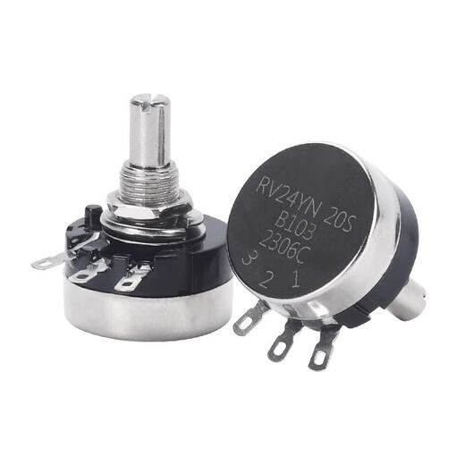 Noran RV24YN 20S single-turn carbon film potentiometer single-turn adjustable resistor B502 5K potentiometer + scale + knob (1 set)
