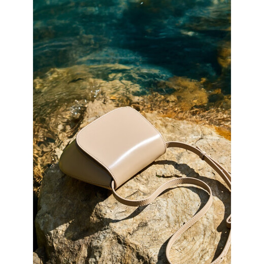 ANYSMIC luxury brand bag women's chestnut bag women's genuine leather 2025 summer new style fashionable shoulder crossbody bag off-white 21*7*16