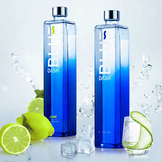 Blue Dash 0 Zucker 0 Fett 15 Grad weißer Traubengeschmack Likör 730ml Party Party Party