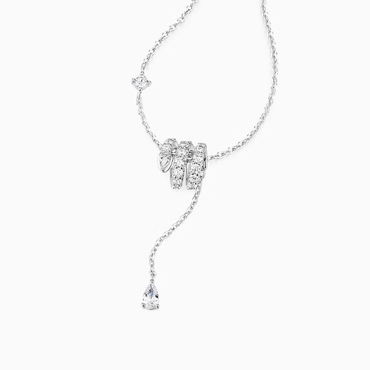 Catiro Spirit Snake Small Waist 925 Silver Necklace Female Pendant Clavicle Chain Zodiac Gift for Girlfriend 925 Silver-Spirit Snake Small Waist Necklace