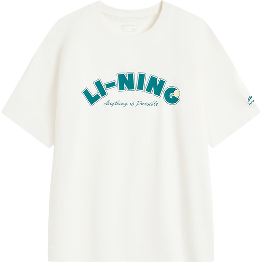 Li Ning (lining) [Jinlang Sports] Men's sports inspiration ice-sensing comfortable moisture-absorbing and sweating short-sleeved cultural shirt AHSV683-1 picture M