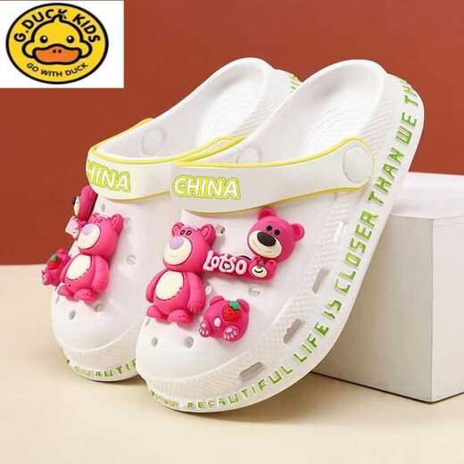 G.DuckKids Hole Chaussures Les pantoufles pour enfants Sandales Sandals Girls non-glipt été 2025 OURS OURS NOUVEAU STYLE MÉDEMANS LA PLANCHES CHAPEURS LECT