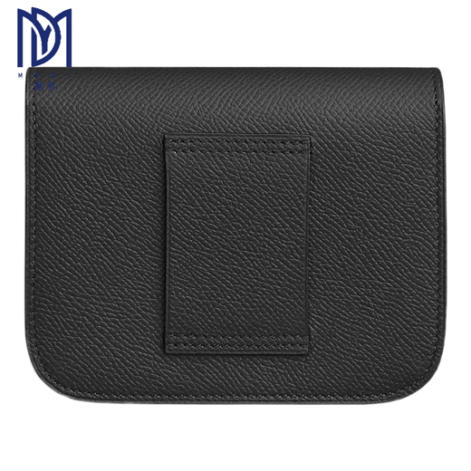 Hermes (HERMES) women's new Kangkang H buckle waist bag coin purse wallet calfskin clutch classic style 1