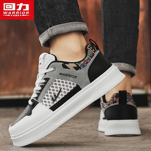 
Warrior shoes men's versatile men's shoes casual sports shoes men's L699C white/gray/black 40