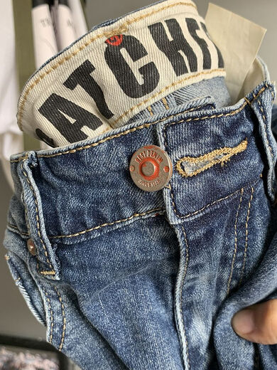 Sakura Makeup 2023 Summer Thin Denim Shorts Men's Mid-Pants Trendy Brand High-end Stretch Retro Trendy Korean Slim Clipper Pants 9902 28 80-95Jin[Jin equals 0.5 kg]