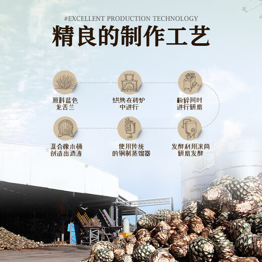 23 Récompenses internationales de Ou Shuai, Mexique Bouteille originale importée Tequila Tequila Foreign Wine Mixing Base Wine Spirits Tashuai Silver Label Tequila 750ml 1 bouteille