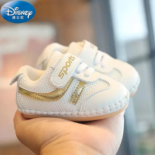 Disneys neuer Frühling 0-1-Jähriger Baby Soft Sohle Kleinkindschuhe koreanische Jungen und Mädchenschuhe Neugeborene ohne Verlust von Schuhen Casual Schuhe A37 Orange Doppel-Netz 13 Innere Länge 10,5 cm