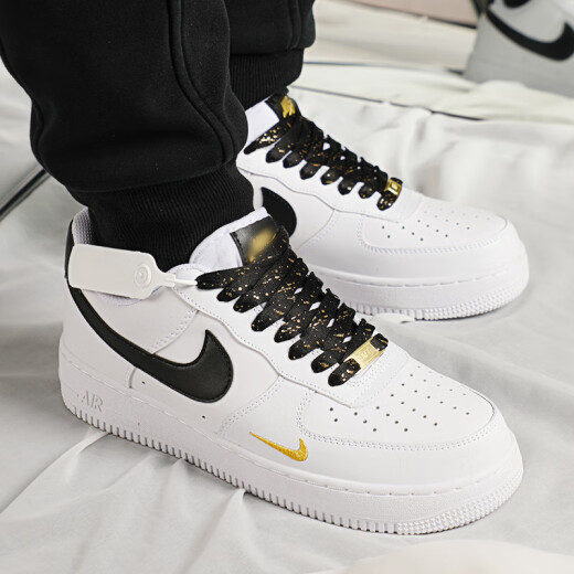Shoe laces are suitable for Nike Nike Air Force One AF1 white and black hot cashew nut flower dunk flat shoe rope [white hot hot] ink laces 120cm (1 pair, single size