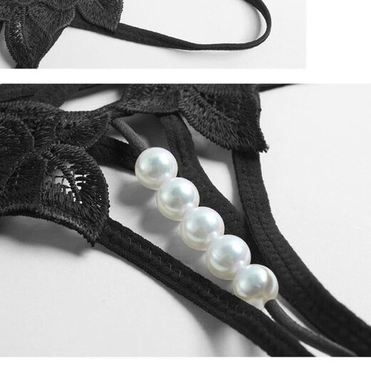 The Long Night Thong is perverted and stuffed with big beads. Sexy T-string with pearls and transparent lace. Sexy embroidered fire. The main picture is black. 2 small and 3 large beads. Embroidery 80-130 Jin Jin is equal to 0.5 kg.