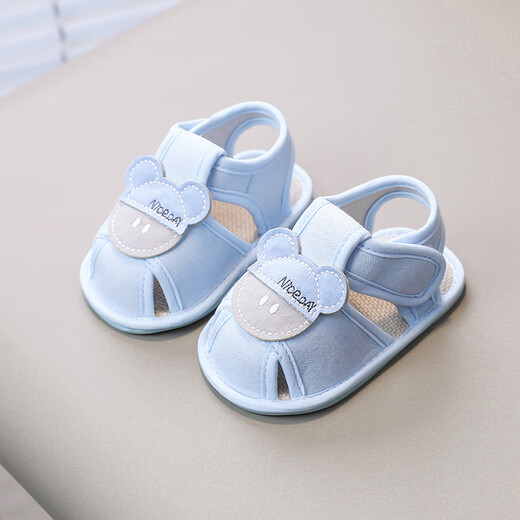 Rui Menghua Xia Baby Kleinkindschuhe atmungsaktives Klettverschluss kann nicht von den Füßen von 0 bis 12 Monaten fallen 663 Pink 12 innere Länge 10 cm 3 bis 5 Monate Baby tragen