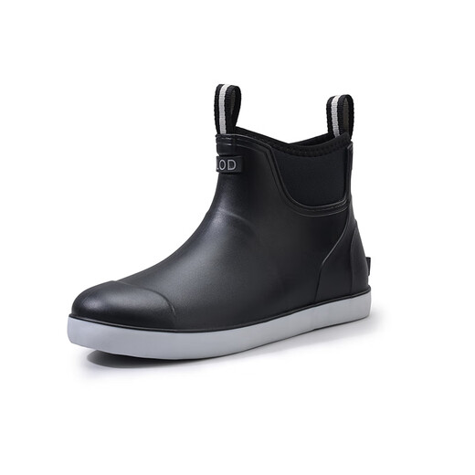 Blue Owl Shield Regenschuhe Herren mittlere Röhrchen wasserdichte Schuhe Regeny Day Sea Anti-Rutsch-Kleberschuhe tragen resistente Regenschuhe überschuht yx1030 42