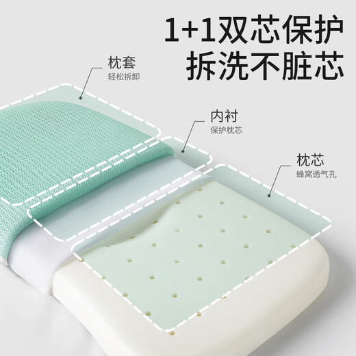 Baby shaping pillow newborn correction head shape correction 0 to 6 months baby anti-migraine 1 year old memory foam pillow Tencel shaping pillow - Xiaotu