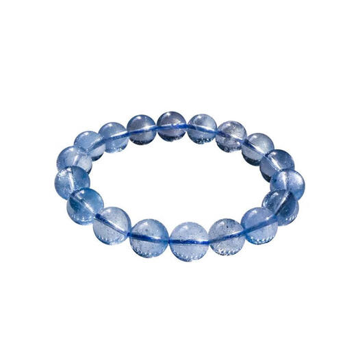 Eternal symbol natural Nepal London blue Swiss blue topaz bracelet bracelet gift for women and men 7a + about 10mm blue topaz