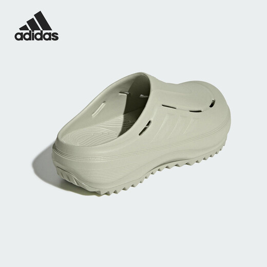 阿迪达斯（adidas）沙滩鞋男女鞋夏季新款透气休闲拖鞋OZWAVE CLOG厚底拖鞋老爹鞋 JR9274/亮光绿/亮柠檬黄 44.5
