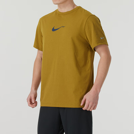 耐克耐克男款DriFIT短袖跑步训练T恤快干透气2025新款 HV4882-399/晒图退5 S (165/84A)