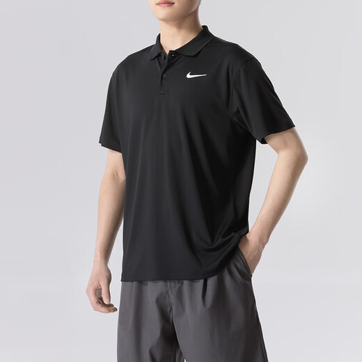 Nike (Nike) Polo Shirt Men's 25 Summer Nouvelles vêtements de sport Running Speed Séchage Couleur Couleur Couleur à manches courtes T-shirt de soie glaciaire DH0823-010 / Show Photos pour retourner 5 s [165] Poids 90 ~ 110Jin [Jin est égal à 0,5 kg]