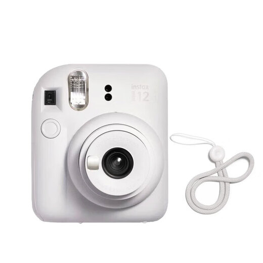 Fuji (FUJIFILM) Japan Direct Mail Polaroid Camera mini12 One-time Imaging Best Choice for Gifts Jasmine White