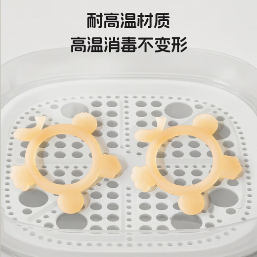 Rattle toy baby early education silicone teething stick baby chewing gum to soothe and prevent hand eating food grade boiled teething gum five-in-one circle teething gum + palm teething gum