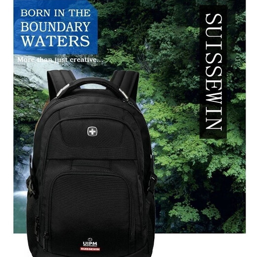 
SUISSEWIN Olympic upgrade SUISSWIN new multi-functional casual computer backpack large capacity fashionable shoulder SN9923 9923 new version free waist bag 30 liters 47.5*32.5*16.5cm