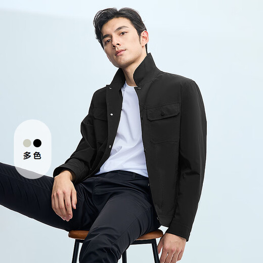 HLA Heilan Home Jacket Men's 25 Light Business Fashion Series Lapel Stiff Jacket Men's Spring HWJAW1J028A