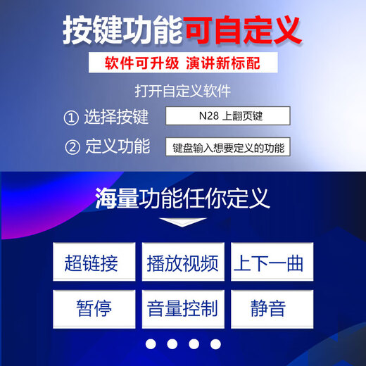 诺为（NORWII）系列 ppt激光翻页笔 教师用多功能激光翻页笔 希沃白板多媒体教学一体机遥控笔 N28【电池款】红光灰色