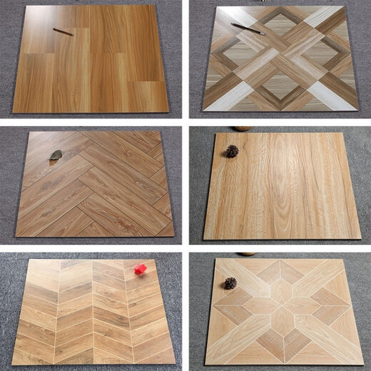 叶余60x60木纹砖拼花600x600仿实木纹防滑哑光地砖客厅房 JTS6630 600*600