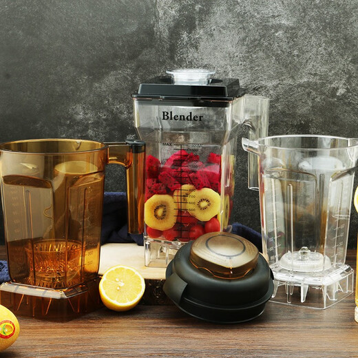 Kaimeihuang Ice Machine Cup Crushed Ice Cup Extrakt Tee Milch Deckel Tasse mit Messerset Aluminium Scheibendeckel Deckel Top Mixer Tasse 1020c Ice Snack Drei flache Lager 0 ml 0 Stücke