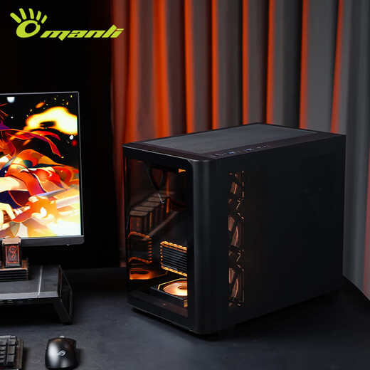 Renaissance RTX5080/5090D Starship flagship graphics card host R9 9950X3D family bucket RTX5070i DIY game host e-sports live broadcast ai desktop assembly computer R9 9950X3D+RTX5080丨Configuration three