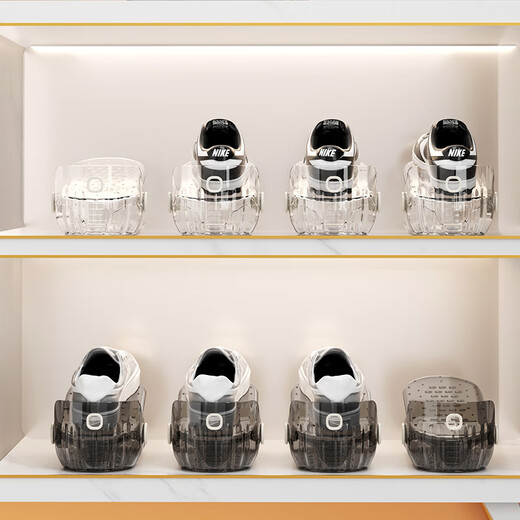 Youqin shoe rack storage artifact space-saving double-layer adjustable shoe support shoe cabinet layered partition organizer shoe storage rack