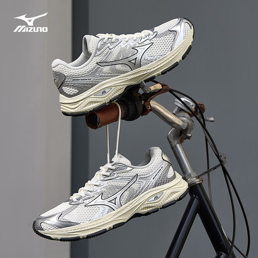 Mizuno's new men's and women's running shoes, urban sports with breathable retro functional running shoes RACER V2