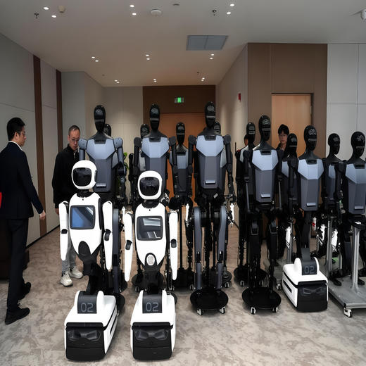 Fräulein Dolphin Roboter Nanny Artificial Intelligence AI Education Research Humanoid Robot College Experimentelle Lehrschulausstellung Hall Eröffnung Marketing Performance Tanze Begrüßungsverleih für Rent Voice and Vision Expansion Edition [Support Secondary Development]