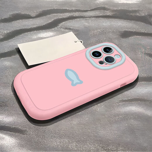 Yunluo Xiaoyu Want Kitten is suitable for Apple 15/14 cute iPhone16promax/phone13/14 creative 11 black-W677 little blue fish iphone6s